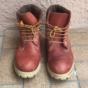 Leather Timberland boots
